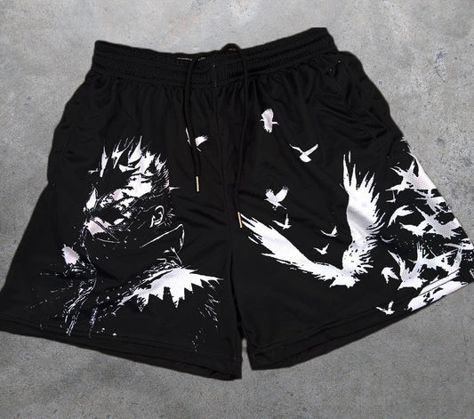 MASKED MAN MESH SHORT